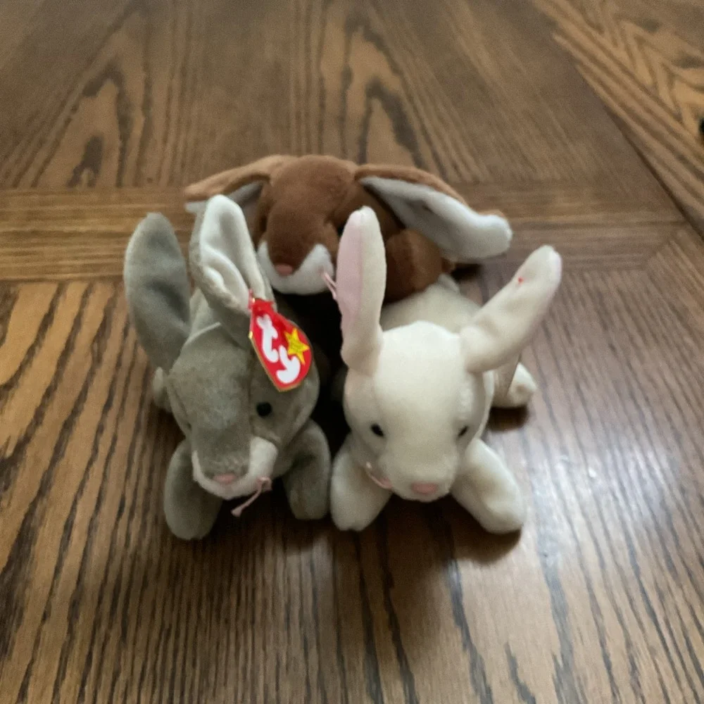 Ty Easter 🐣 Collection of bunny rabbits: Ears, Nibbly and Nibbler set